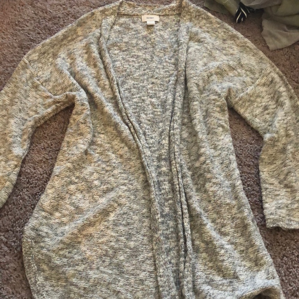 Open- front cardigan